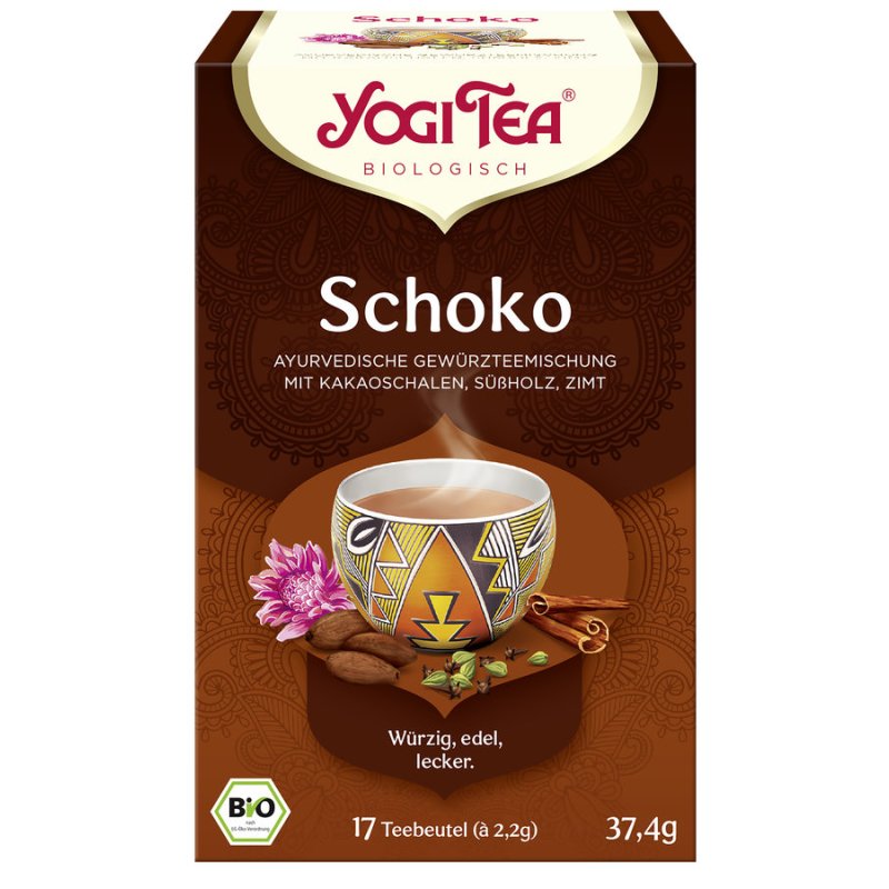 Yogi Tea Choco Bio, Thé Chocolat Bio, Cacao